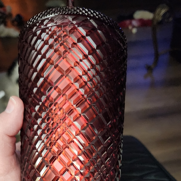 Starbucks Jewel-Tone Red Merlot 2022 Holiday Edition Cup 24oz - Picture 4 of 6